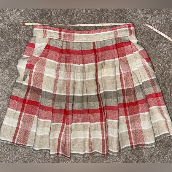 CE Stanton Pleated Plaid Skirt Size Small, One if a Kind - Picture 3 of 6